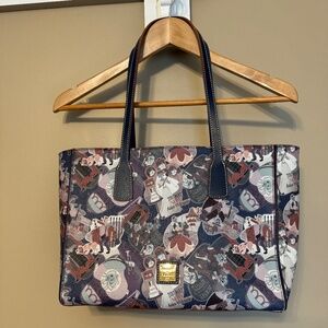 Dooney and Bourke Disney Parks Haunted Mansion Shoulder Tote Handbag Purse - EUC